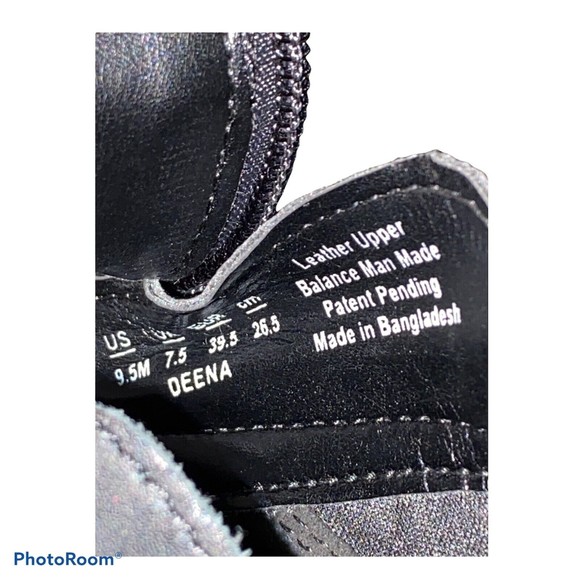 Naturalizer Black Ankle Booties Side Zip Leather Boot  Deena Womens 9.5 - Picture 6 of 8